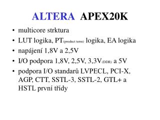 altera apex20k