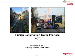Human Construction Traffic Interface (HCTI)