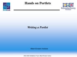 Hands on Portlets
