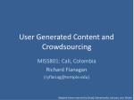 User Generated Content and Crowdsourcing - slide 1