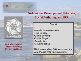 Professional Development Networks, Social Authoring and OER