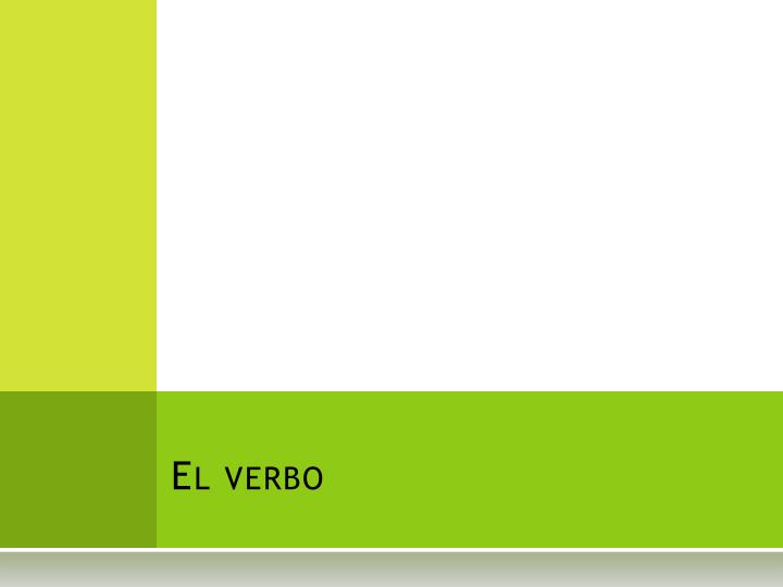 el verbo