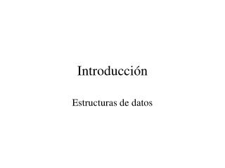 introducci n