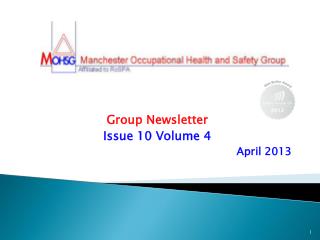 Group Newsletter Issue 10 Volume 4 April 2013