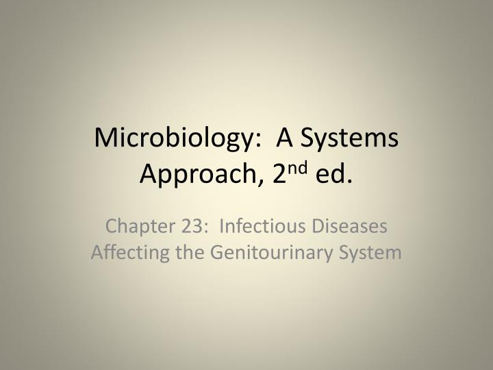 microbiology a systems approach 2 nd ed