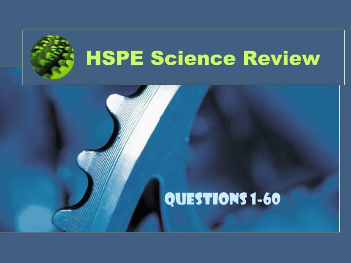 hspe science review