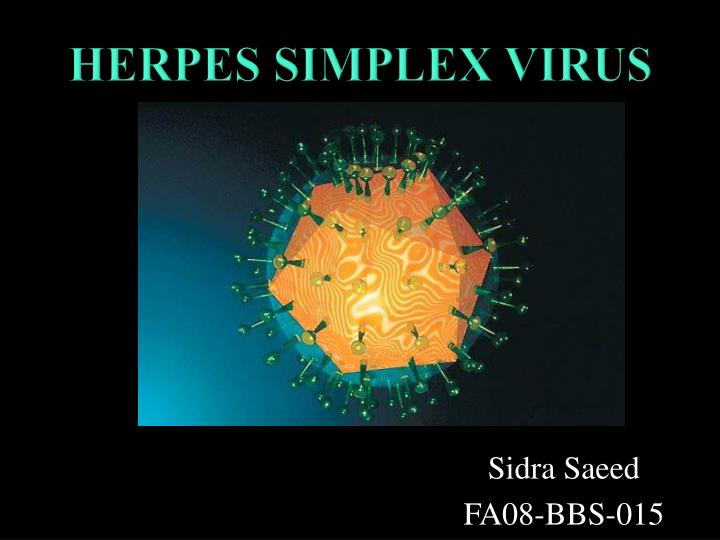 herpes simplex virus