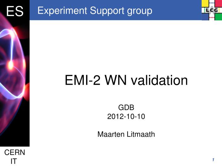 experiment support group