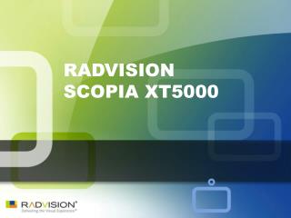 RADVISION SCOPIA XT5000