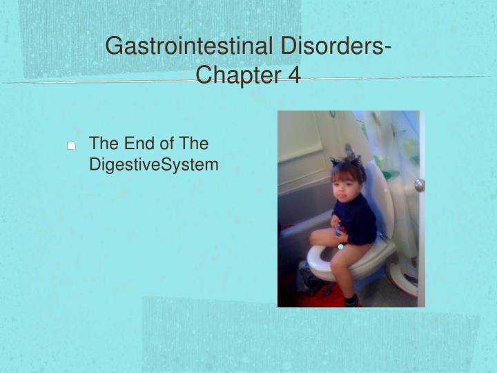 gastrointestinal disorders chapter 4