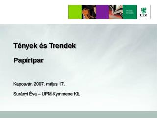 t nyek s trendek pap ripar
