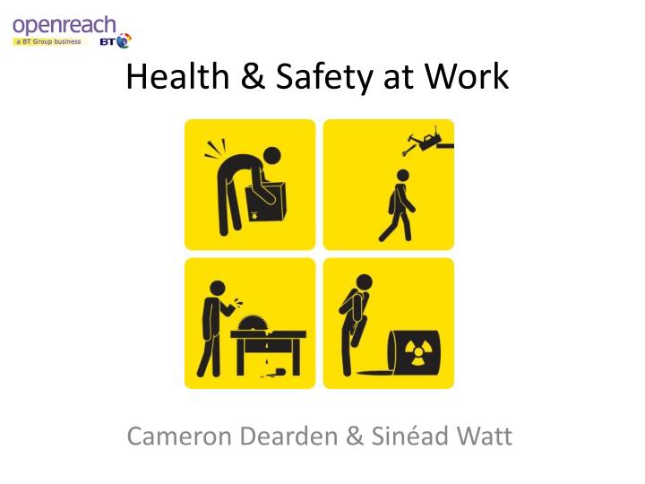 health safety at work