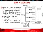 GBT AUX board - slide 1