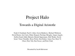 Project Halo