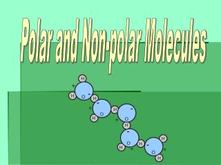 Polar and Non-polar Molecules