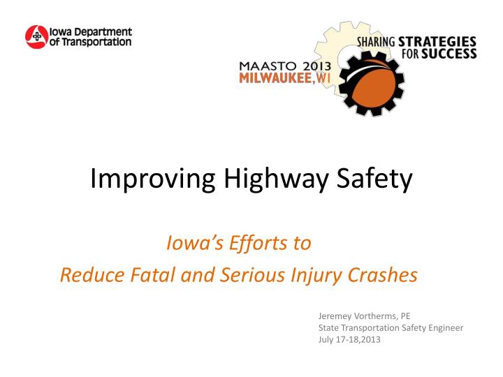 improving highway safety