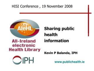 HISI Conference , 19 November 2008