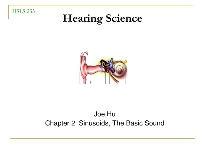 hearing science