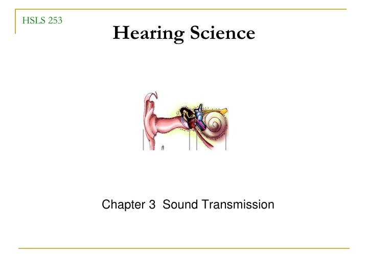 hearing science