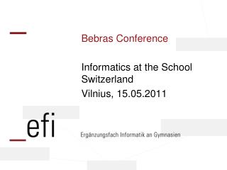 Bebras Conference