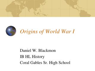 Origins of World War I