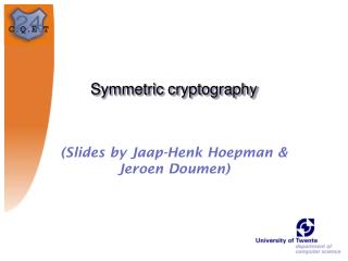 Symmetric cryptography