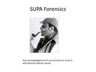 SUPA Forensics