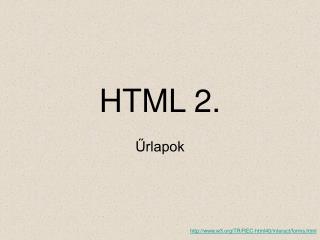 html 2