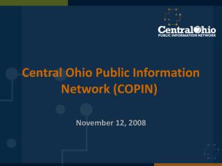 Central Ohio Public Information Network (COPIN)