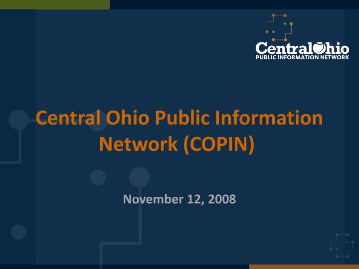 central ohio public information network copin