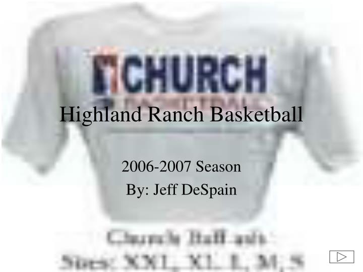 highland ranch basketball