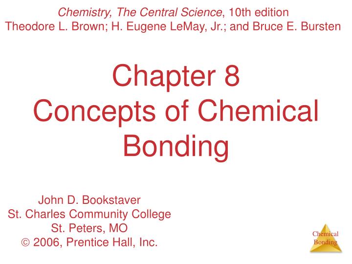chapter 8 concepts of chemical bonding