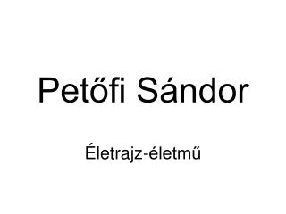pet fi s ndor