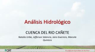 an lisis hidrol gico