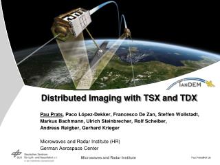 Distributed Imaging with TSX and TDX