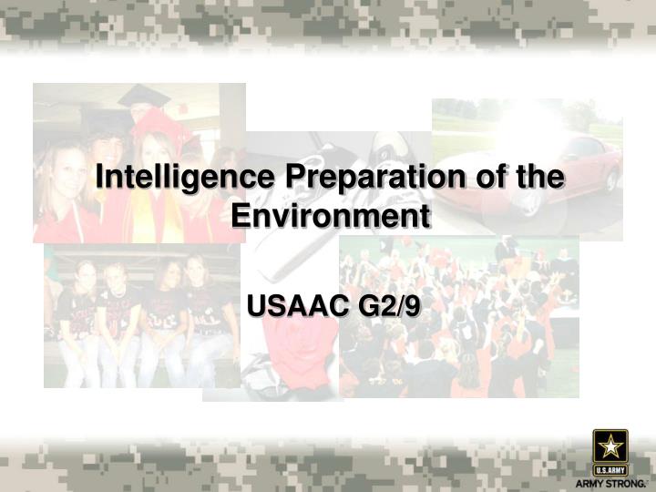 intelligence preparation of the environment