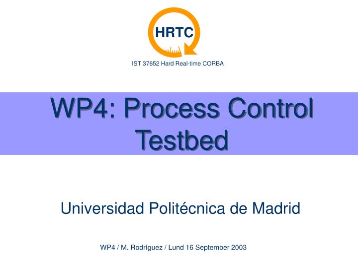 wp4 process control testbed