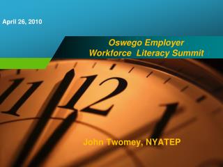 Oswego Employer Workforce Literacy Summit