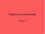 Comprehensive Overview of Uniprocessor Scheduling Strategies - slide 1