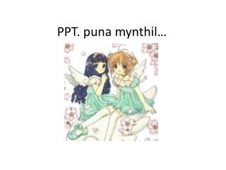 ppt puna mynthil