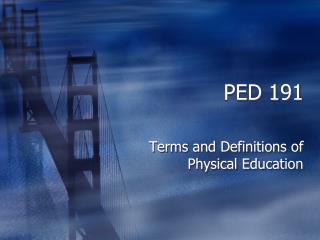 PED 191