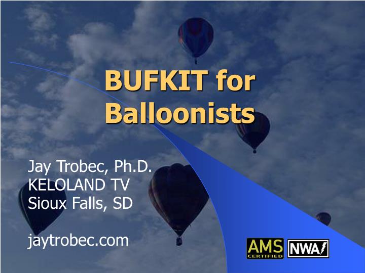 bufkit for balloonists