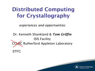 Distributed Computing for Crystallography