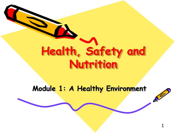 health safety and nutrition