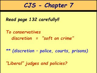 CJS - Chapter 7