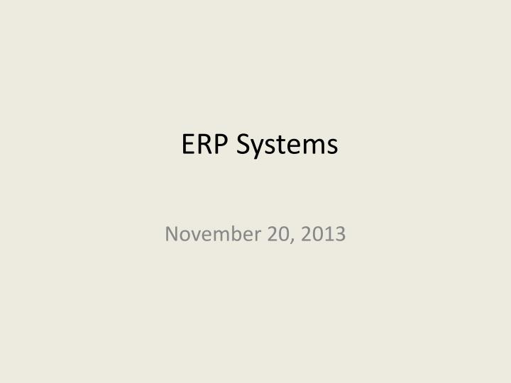 erp systems
