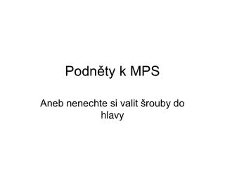 podn ty k mps