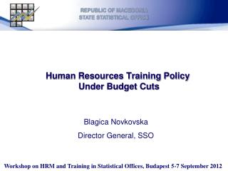 Human Resources Training Policy Under Budget Cuts