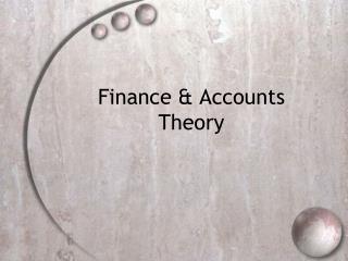 Finance &amp; Accounts Theory