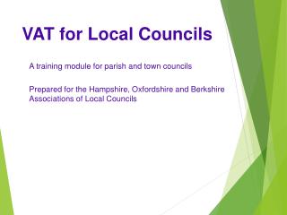 VAT for Local Councils